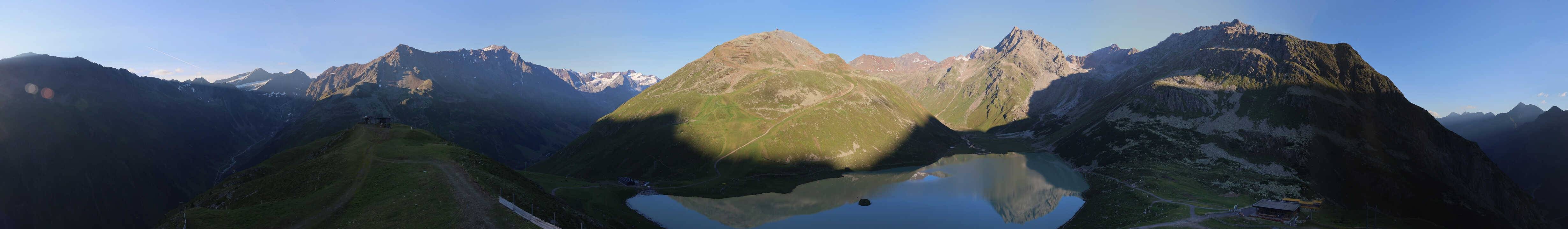 Archiv Foto Webcam Panoramablick auf den Rifflsee