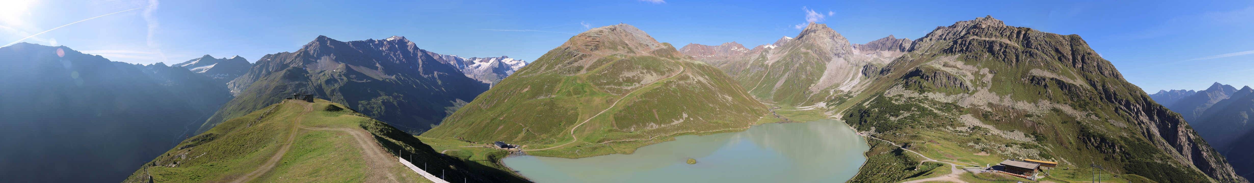Archiv Foto Webcam Panoramablick auf den Rifflsee