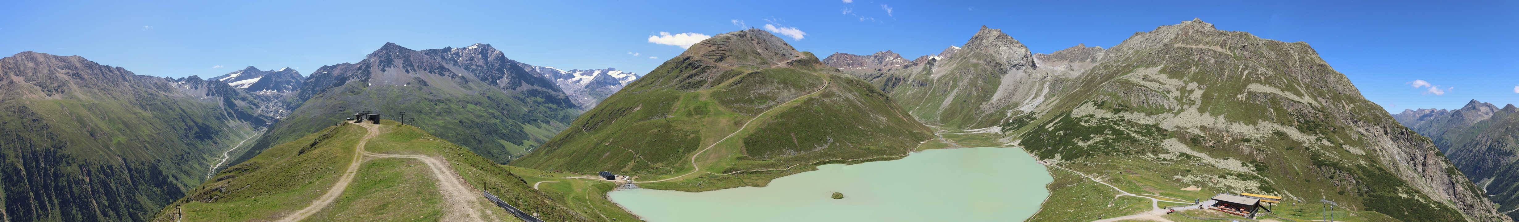 Archiv Foto Webcam Panoramablick auf den Rifflsee