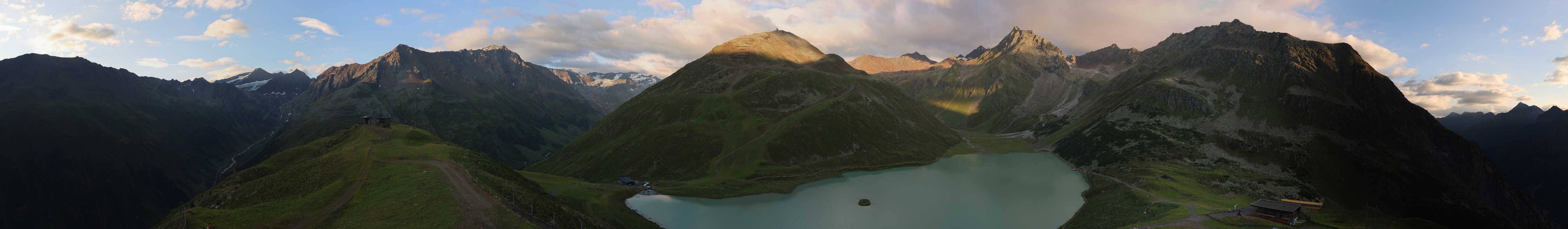 Archived image Webcam Pitztal - Rifflsee