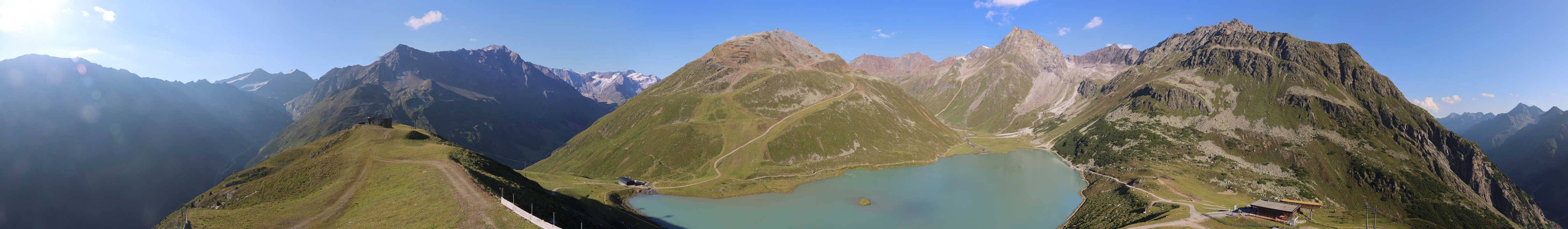 Archiv Foto Webcam Panoramablick auf den Rifflsee