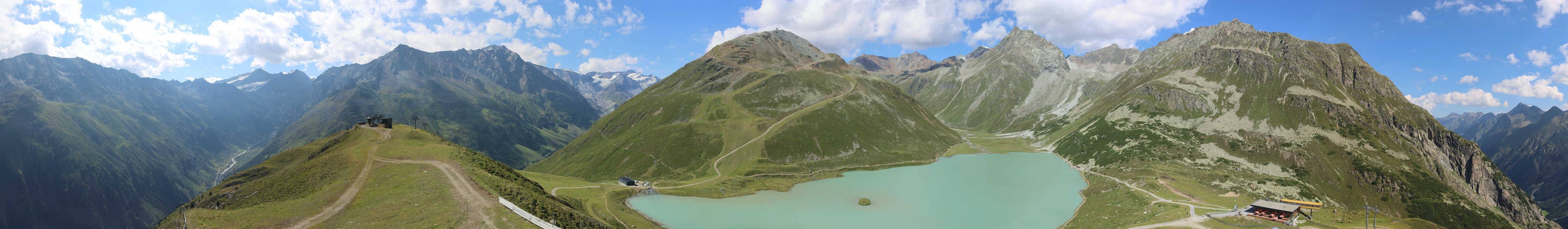 Archiv Foto Webcam Panoramablick auf den Rifflsee