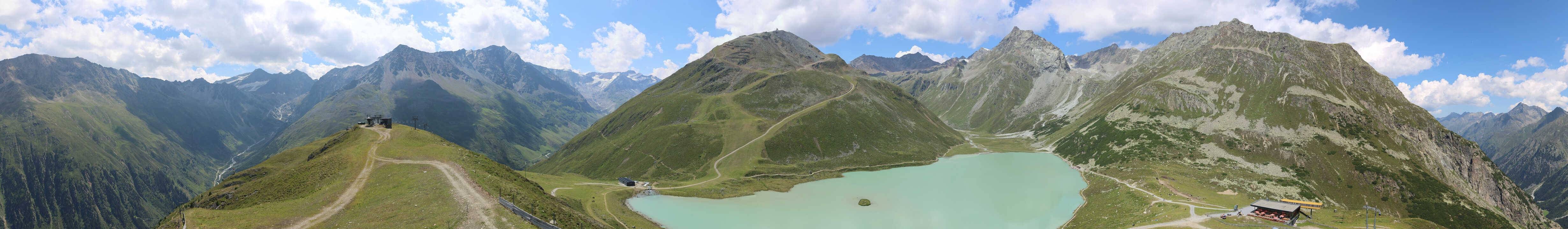 Archiv Foto Webcam Panoramablick auf den Rifflsee