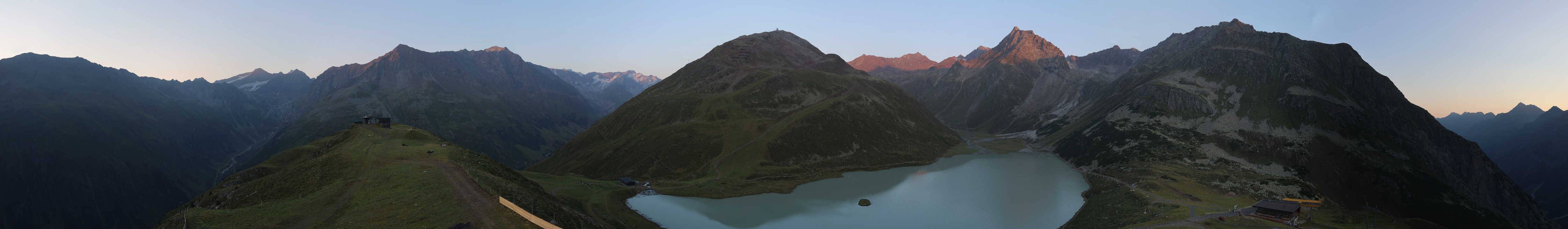 Archiv Foto Webcam Panoramablick auf den Rifflsee