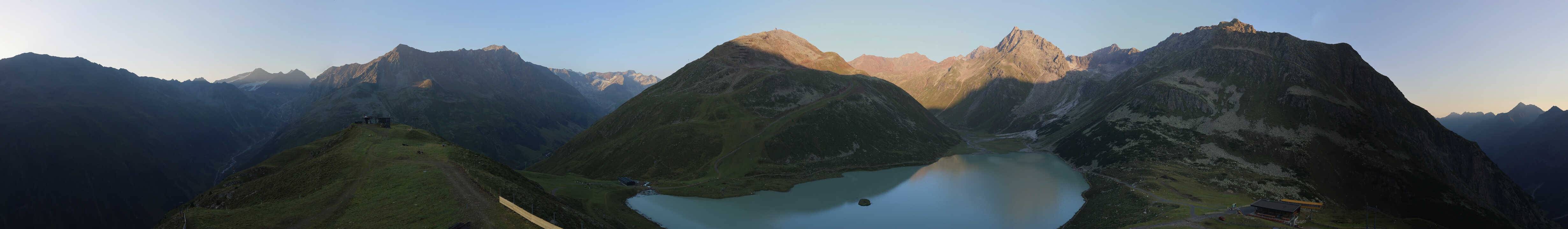 Archiv Foto Webcam Panoramablick auf den Rifflsee