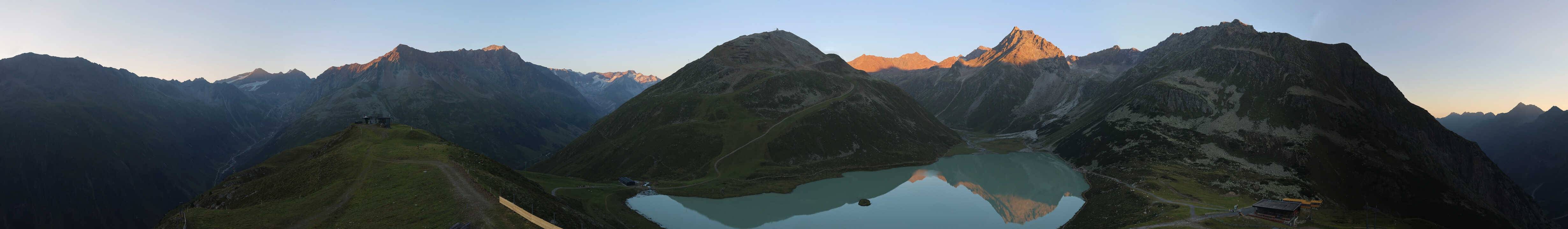 Archiv Foto Webcam Panoramablick auf den Rifflsee