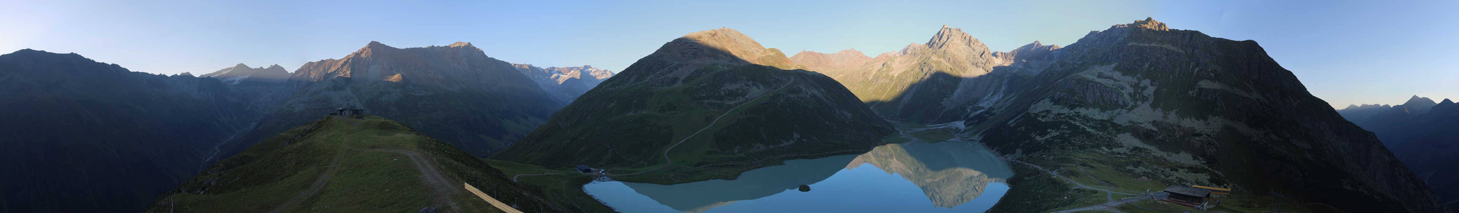 Archiv Foto Webcam Panoramablick auf den Rifflsee