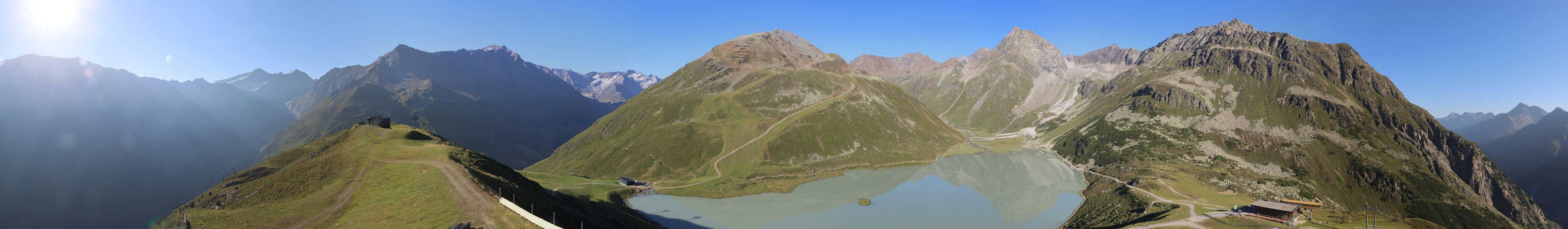 Archiv Foto Webcam Panoramablick auf den Rifflsee
