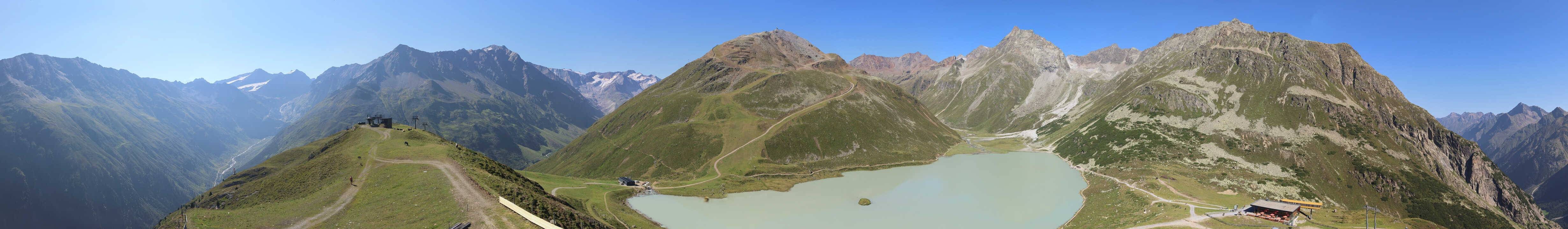 Archiv Foto Webcam Panoramablick auf den Rifflsee