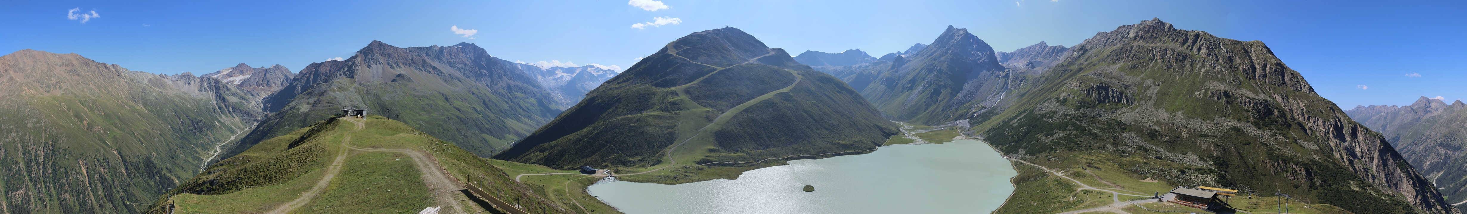 Archiv Foto Webcam Panoramablick auf den Rifflsee