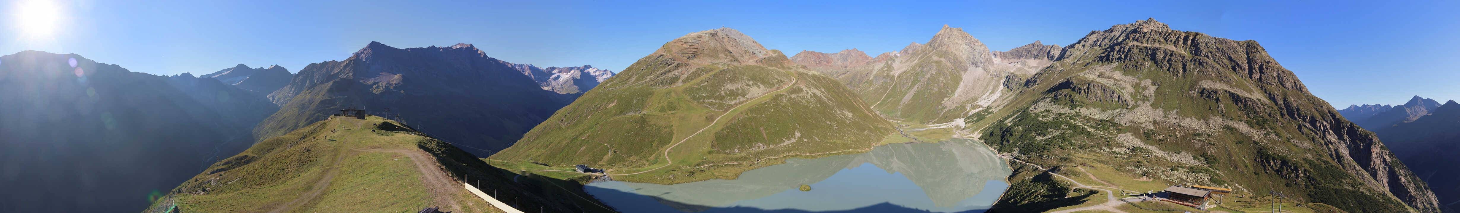 Archived image Webcam Pitztal - Rifflsee
