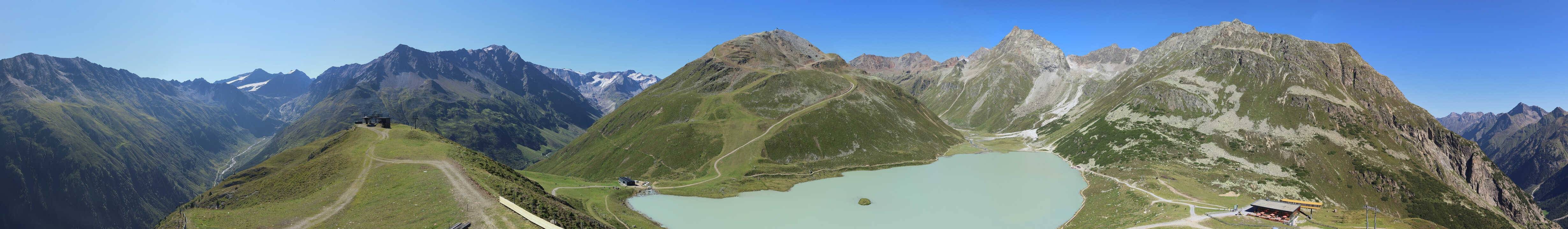 Archived image Webcam Pitztal - Rifflsee