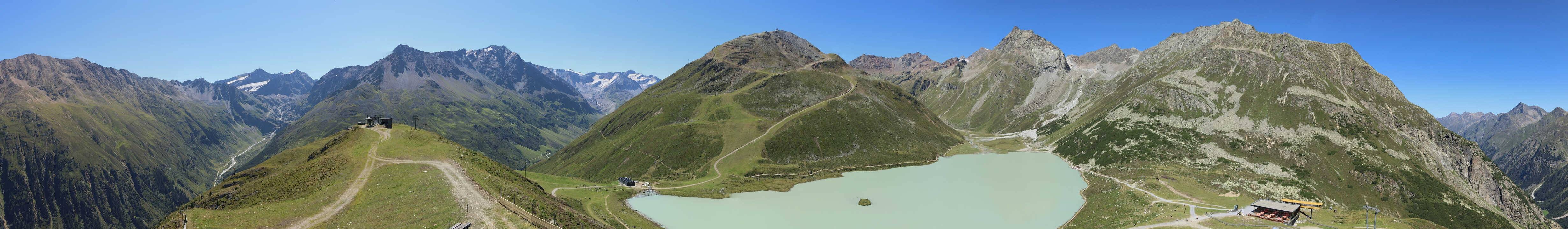 Archived image Webcam Pitztal - Rifflsee