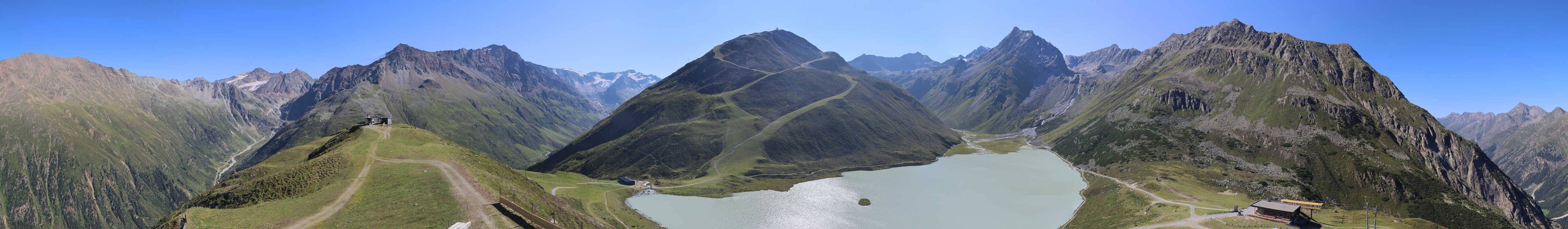 Archived image Webcam Pitztal - Rifflsee