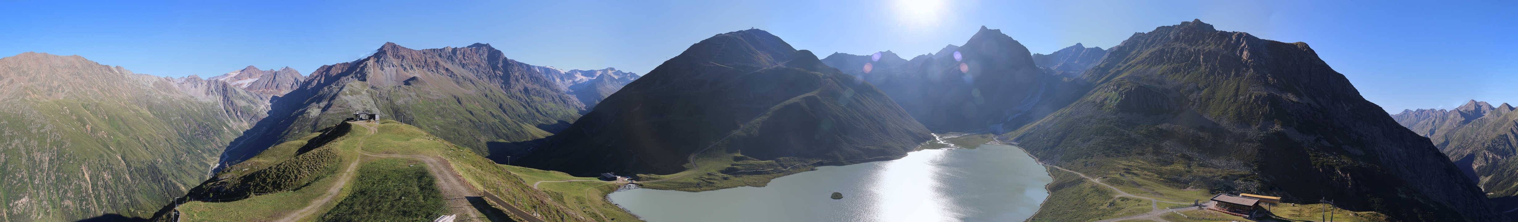 Archived image Webcam Pitztal - Rifflsee