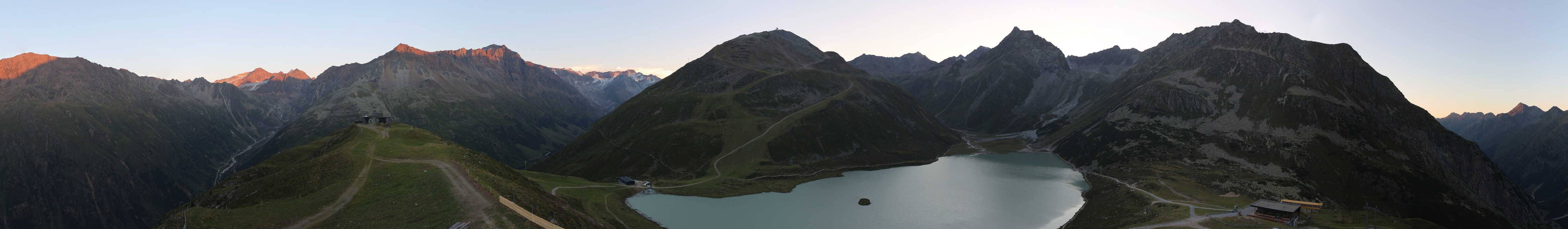 Archived image Webcam Pitztal - Rifflsee