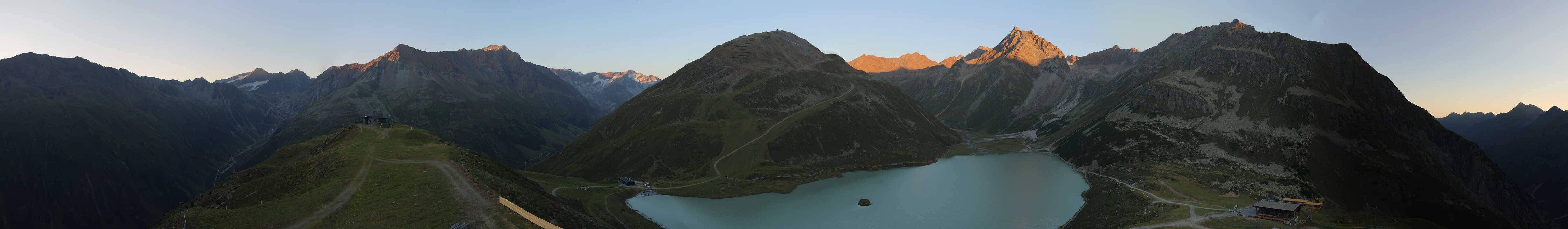 Archiv Foto Webcam Panoramablick auf den Rifflsee