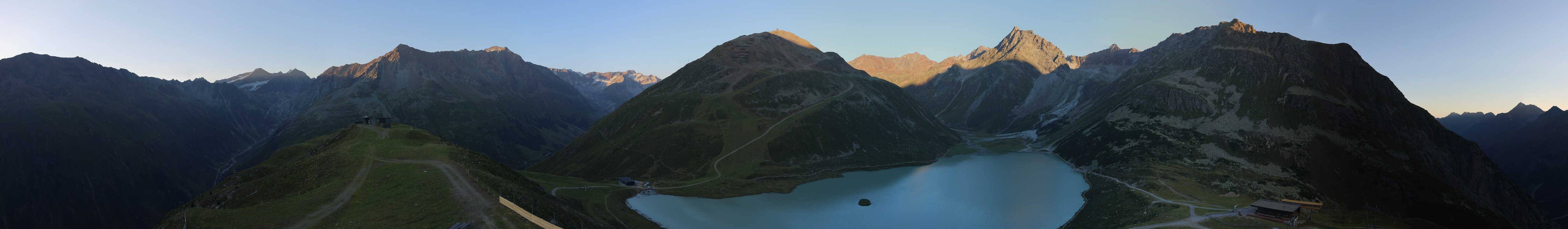 Archiv Foto Webcam Panoramablick auf den Rifflsee