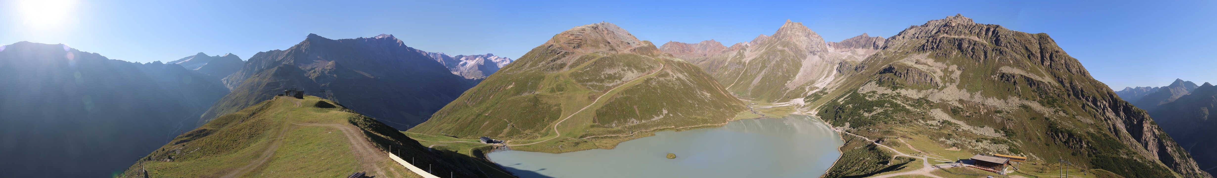 Archiv Foto Webcam Panoramablick auf den Rifflsee