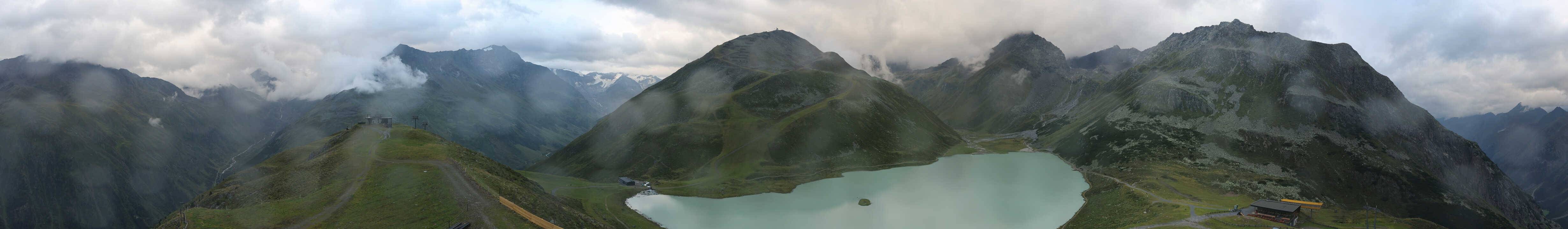 Archiv Foto Webcam Panoramablick auf den Rifflsee