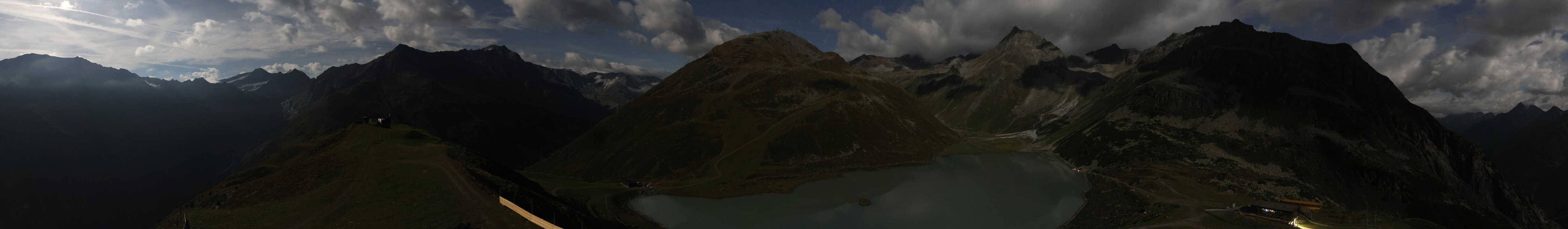 Archived image Webcam Pitztal - Rifflsee