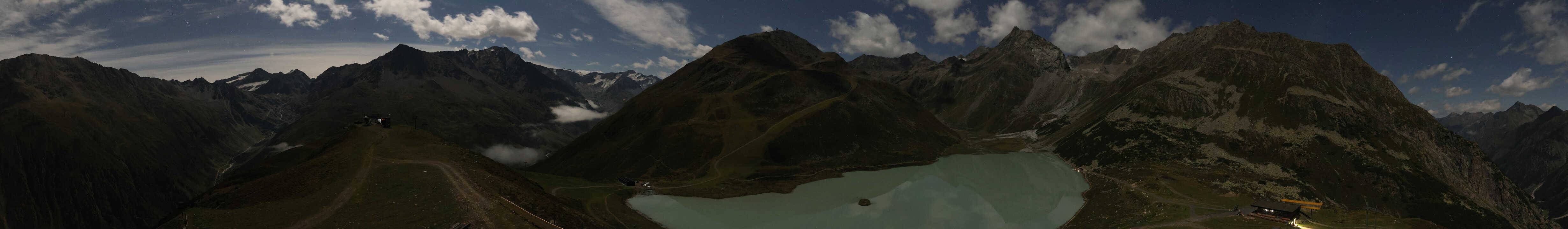 Archived image Webcam Pitztal - Rifflsee