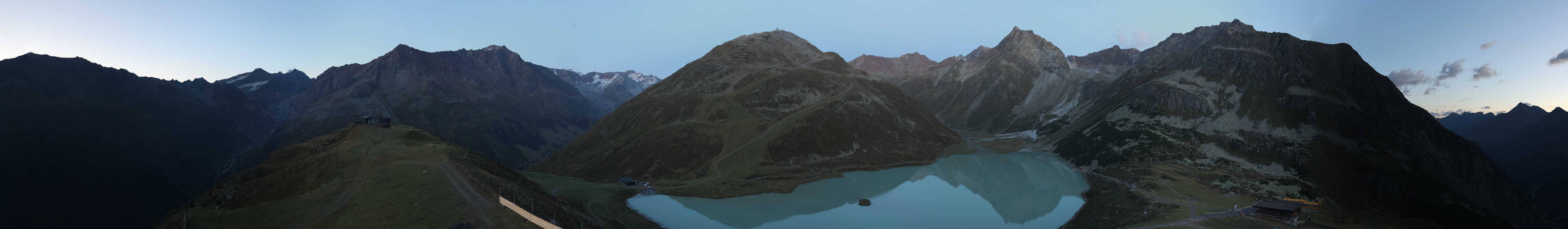 Archived image Webcam Pitztal - Rifflsee