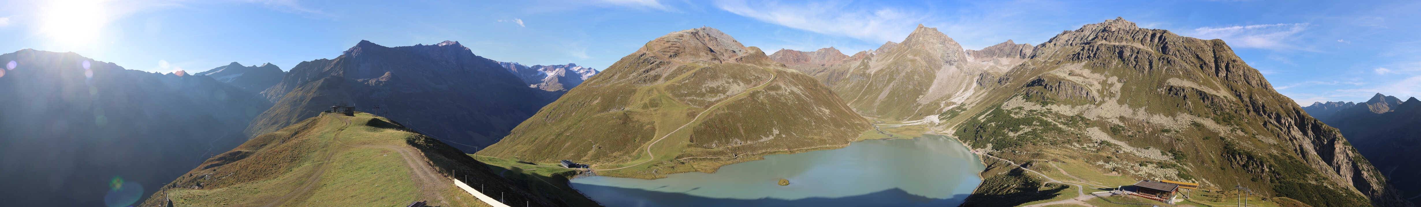 Archived image Webcam Pitztal - Rifflsee