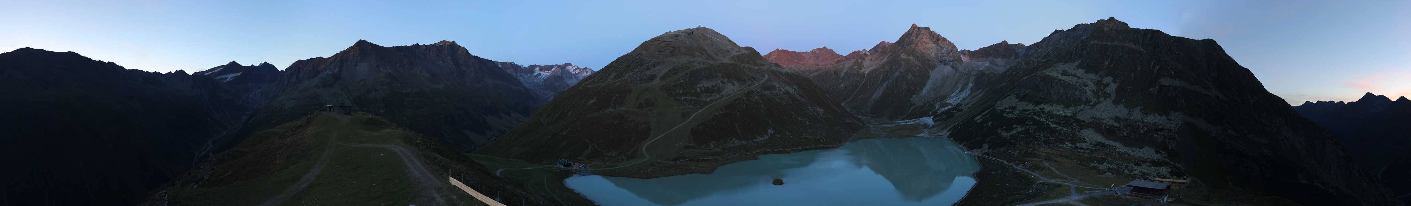 Archiv Foto Webcam Panoramablick auf den Rifflsee