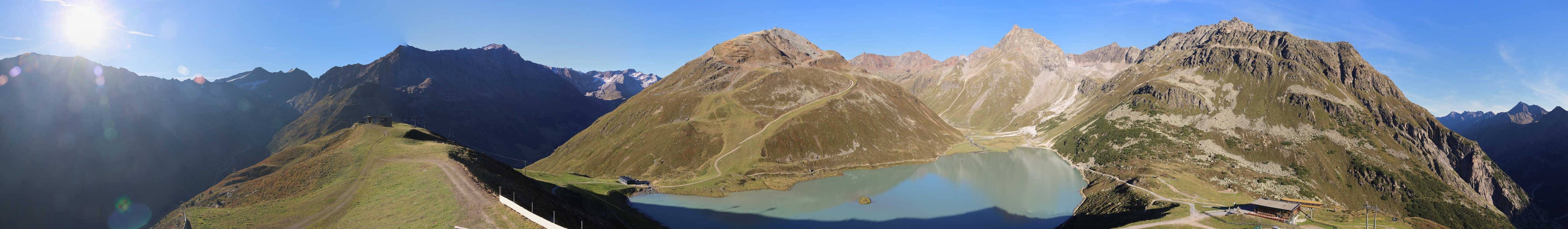 Archiv Foto Webcam Panoramablick auf den Rifflsee