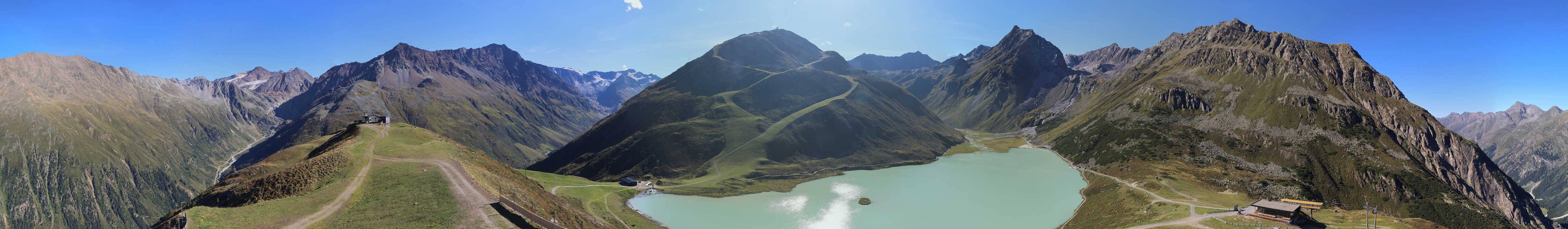 Archiv Foto Webcam Panoramablick auf den Rifflsee