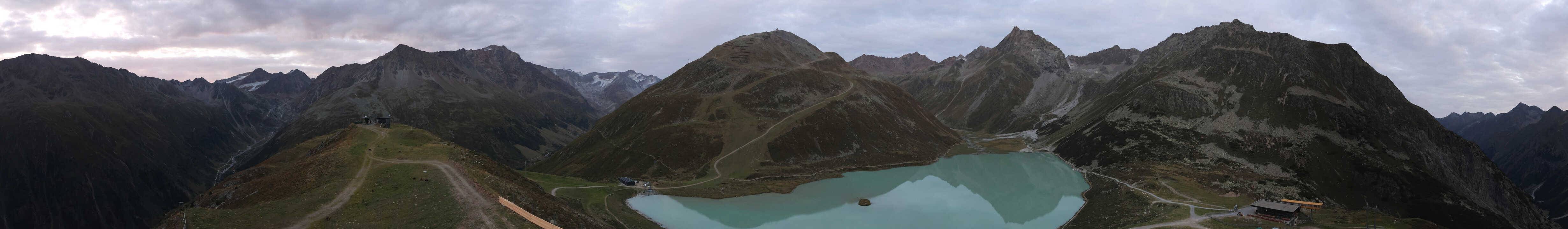Archiv Foto Webcam Panoramablick auf den Rifflsee