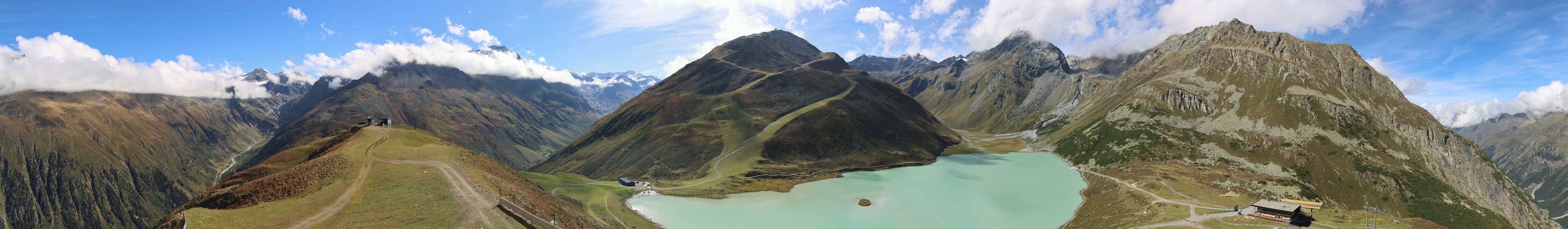 Archiv Foto Webcam Panoramablick auf den Rifflsee