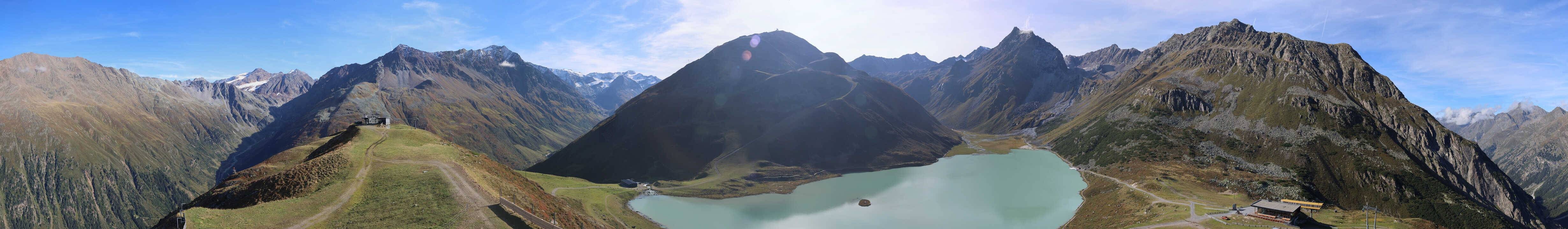 Archiv Foto Webcam Panoramablick auf den Rifflsee