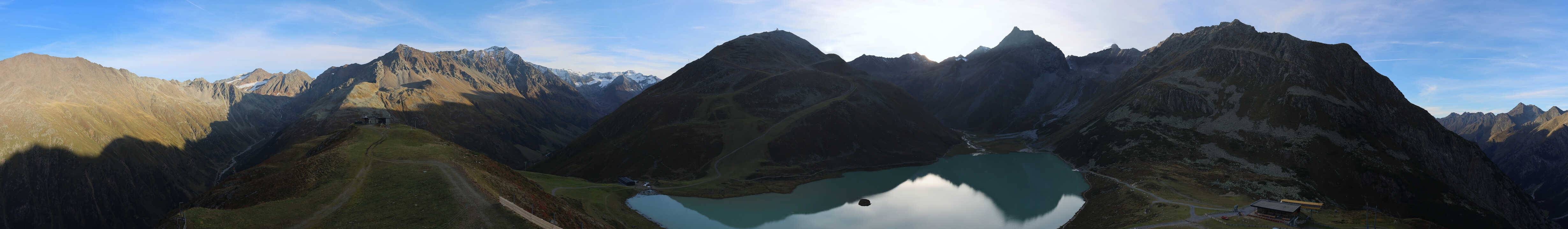 Archiv Foto Webcam Panoramablick auf den Rifflsee