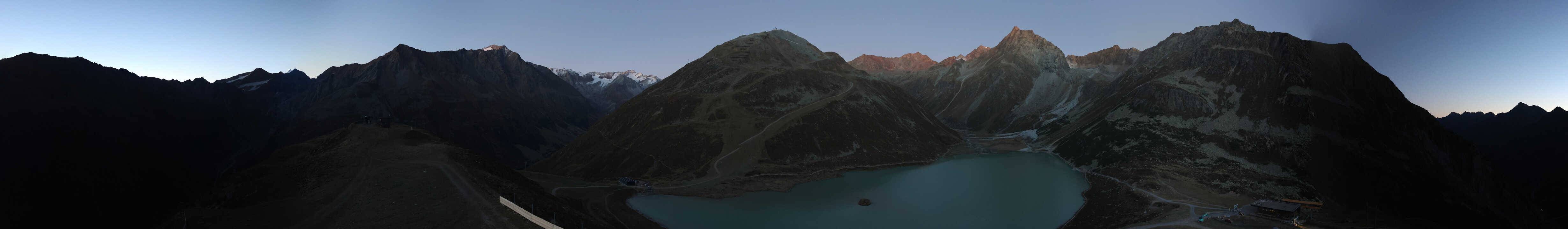 Archiv Foto Webcam Panoramablick auf den Rifflsee