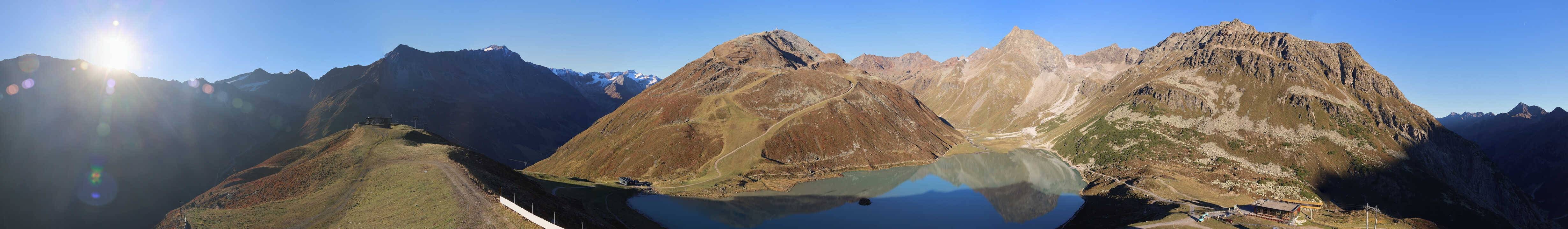 Archiv Foto Webcam Panoramablick auf den Rifflsee