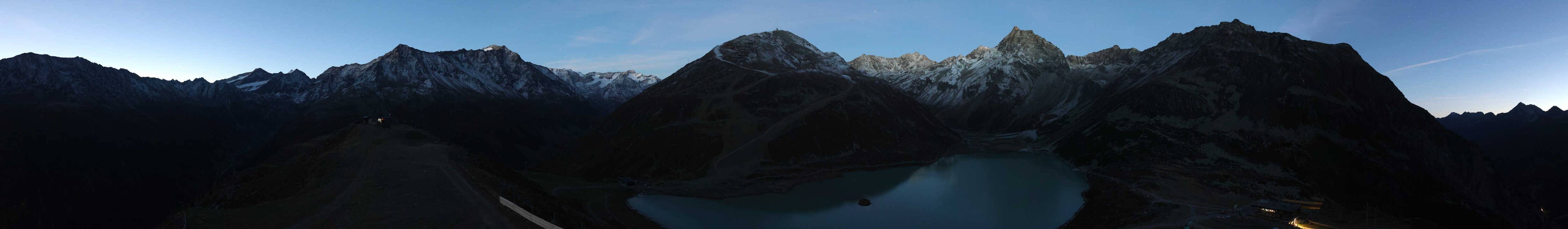 Archived image Webcam Pitztal - Rifflsee