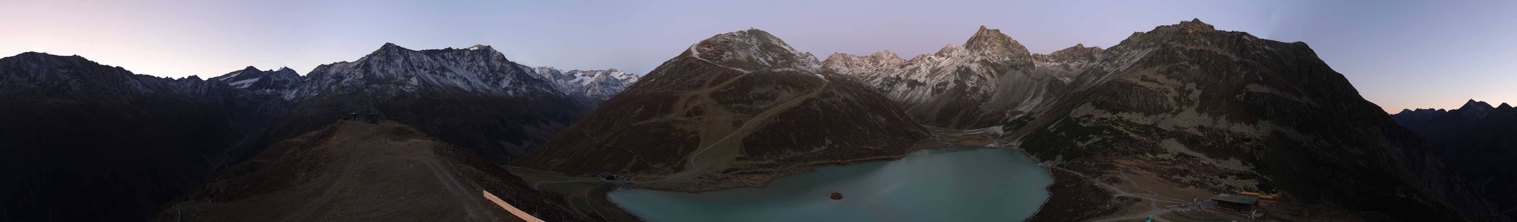 Archived image Webcam Pitztal - Rifflsee