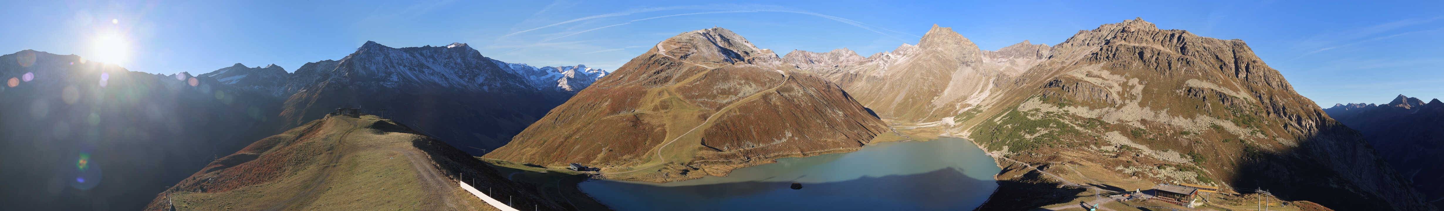 Archived image Webcam Pitztal - Rifflsee