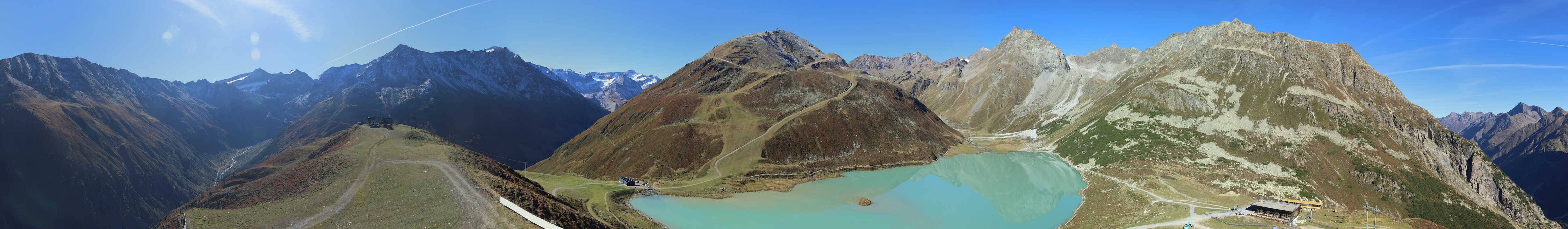 Archived image Webcam Pitztal - Rifflsee