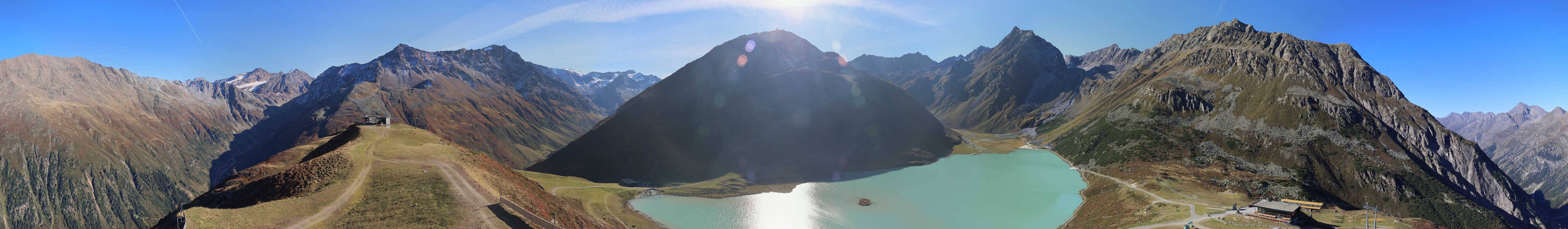 Archived image Webcam Pitztal - Rifflsee