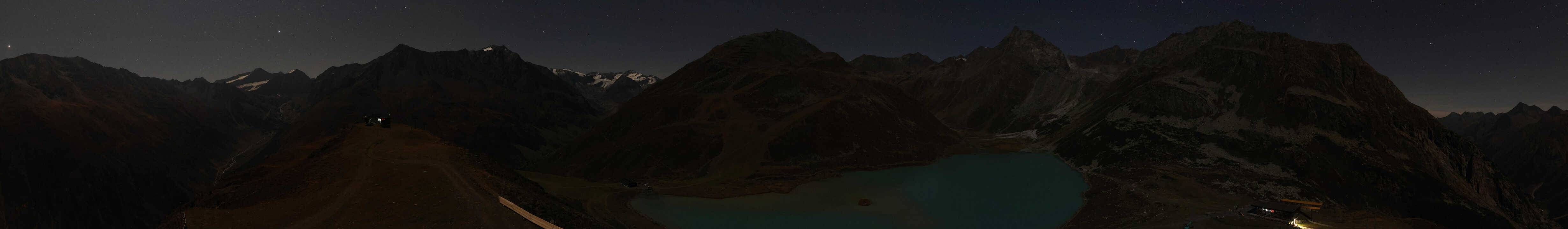 Archived image Webcam Pitztal - Rifflsee