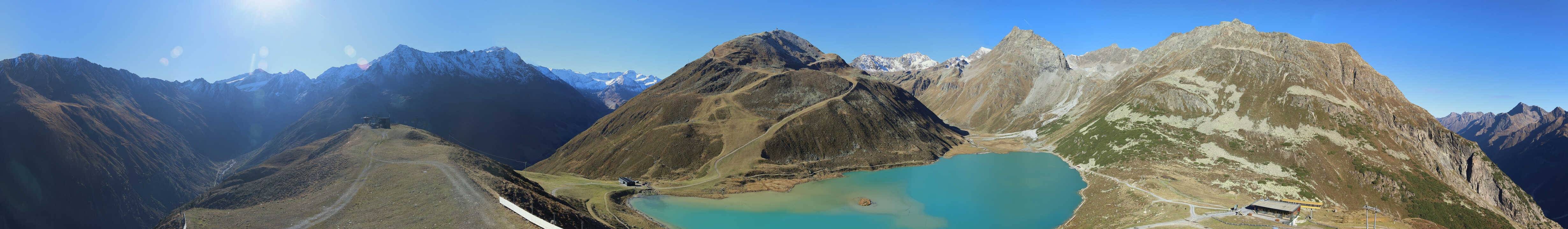 Archiv Foto Webcam Panoramablick auf den Rifflsee