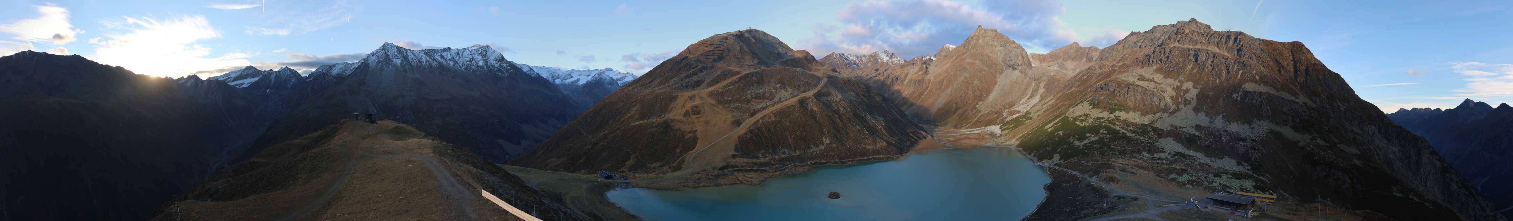 Archiv Foto Webcam Panoramablick auf den Rifflsee