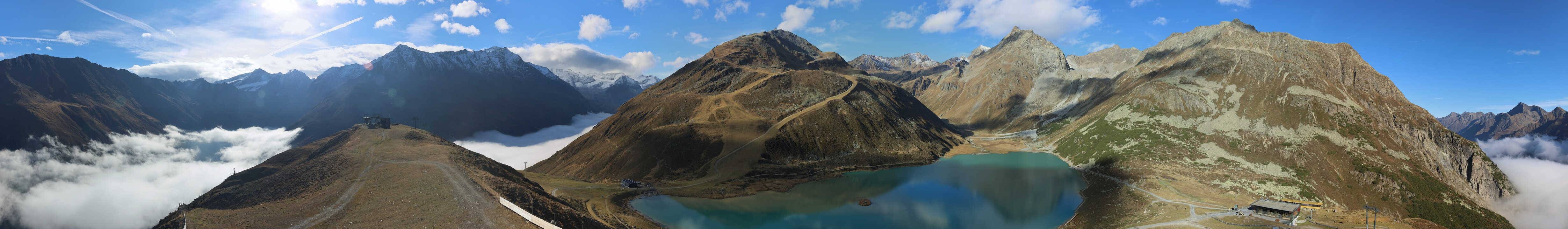 Archiv Foto Webcam Panoramablick auf den Rifflsee