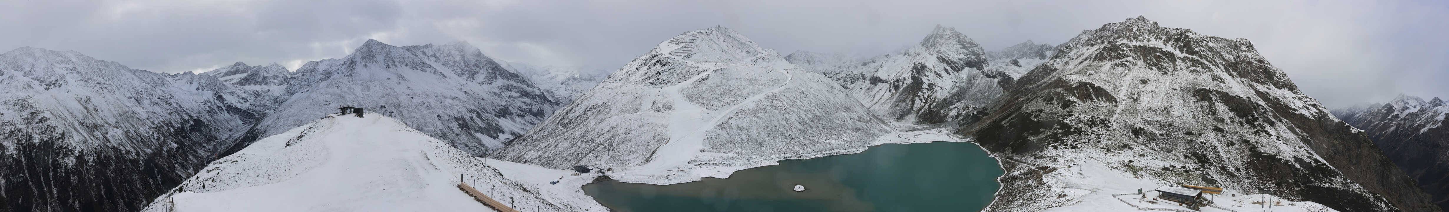 Archiv Foto Webcam Panoramablick auf den Rifflsee