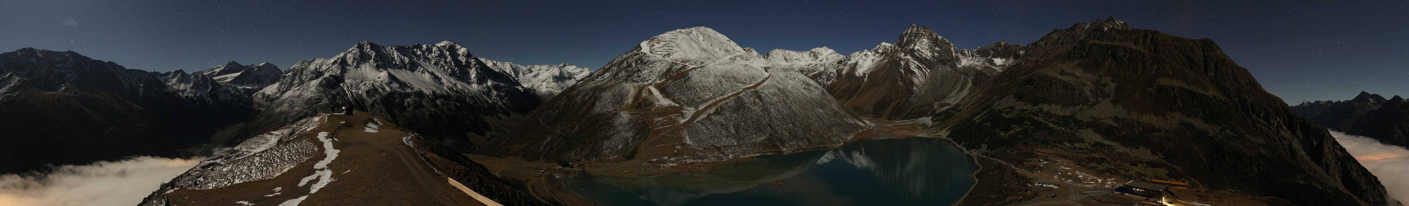 Archived image Webcam Pitztal - Rifflsee