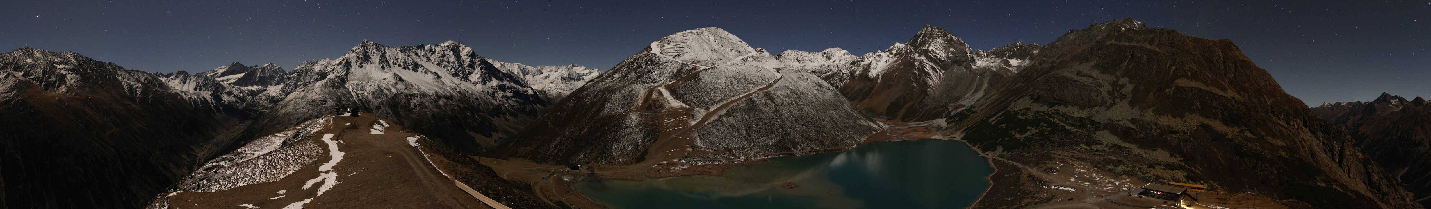 Archived image Webcam Pitztal - Rifflsee