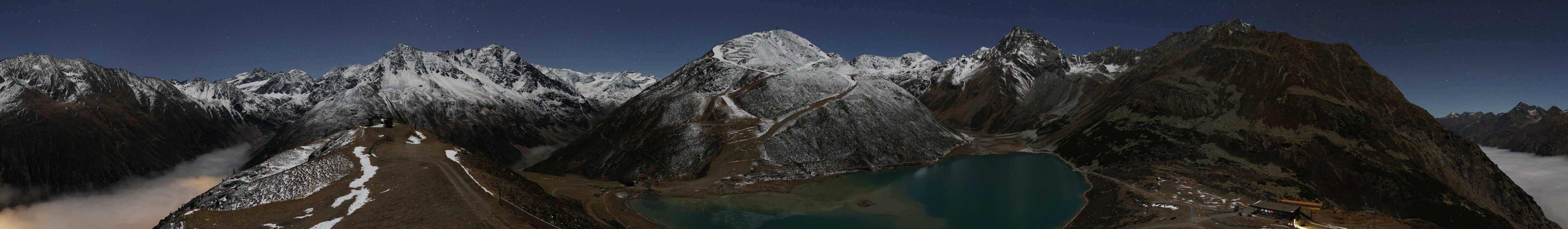 Archived image Webcam Pitztal - Rifflsee